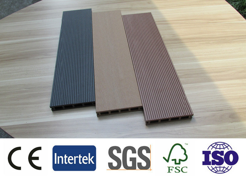 Kinds of Color WPC Decking Hollow and Grooved Composite Flooring/Composite Decking