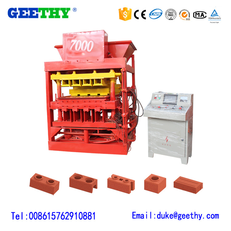 Eco Master 7000 Plus Interlocking Clay Brick Making Machine Price