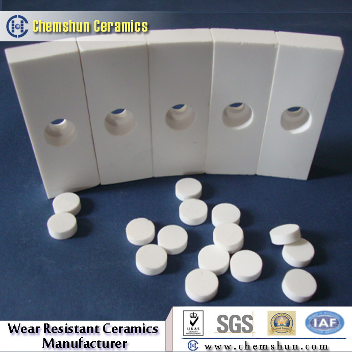 Wear Resistant Alumina Ceramic Pipe Lining Tile and Cone Tile Line