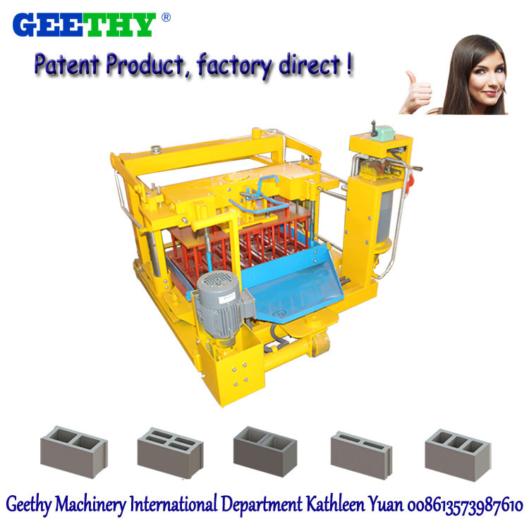 Qmy4-30 Moving Brick Machine Cement Block Machine Price