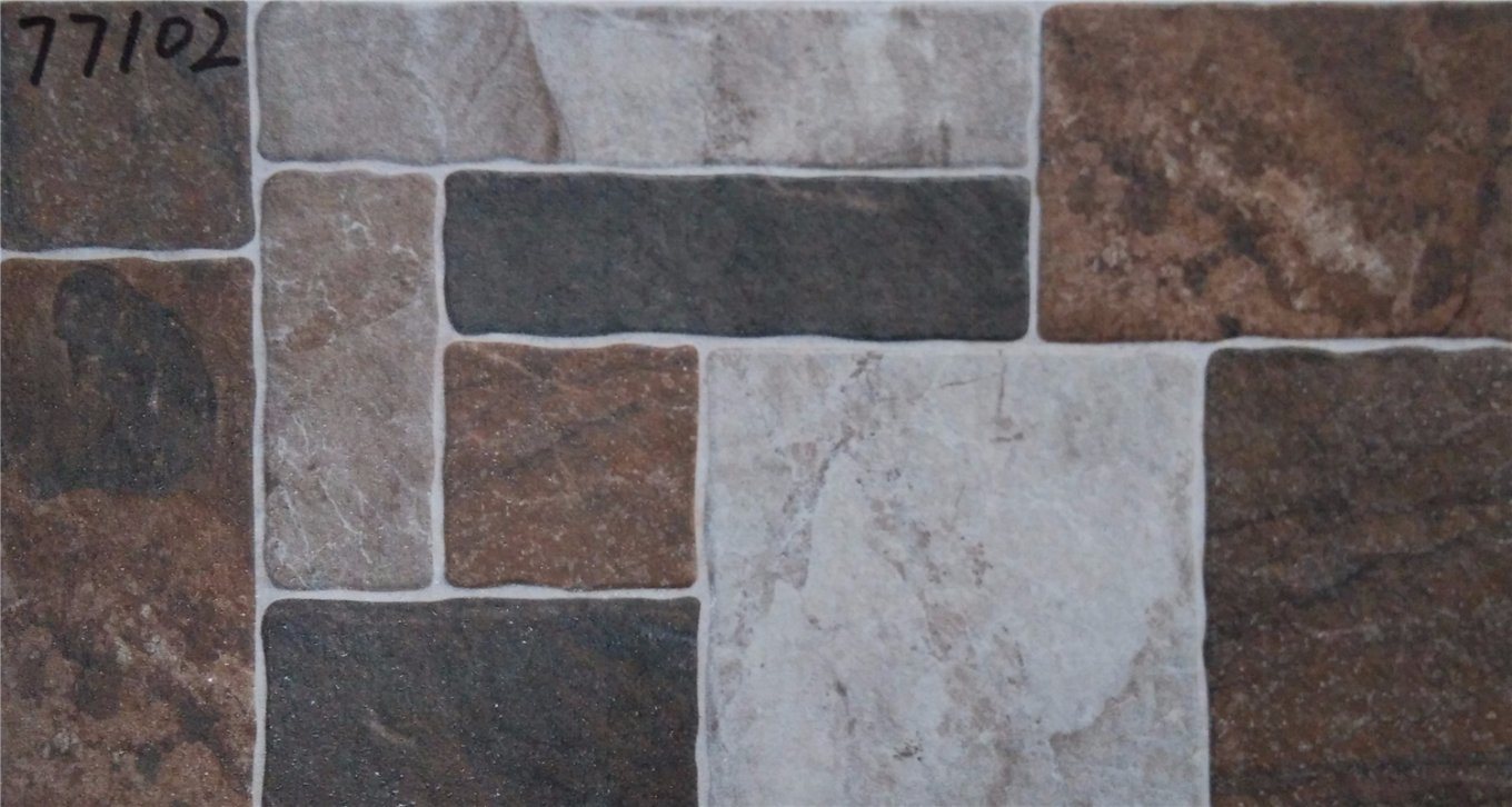 Stone Look Exterior Wall Tiles (300X600)