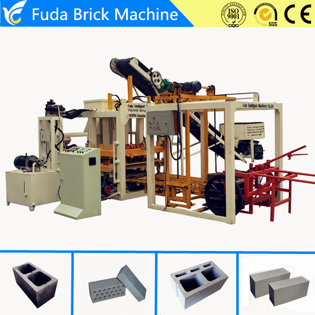 China Automatic Cement Hollow Paver Brick Making Machine Price