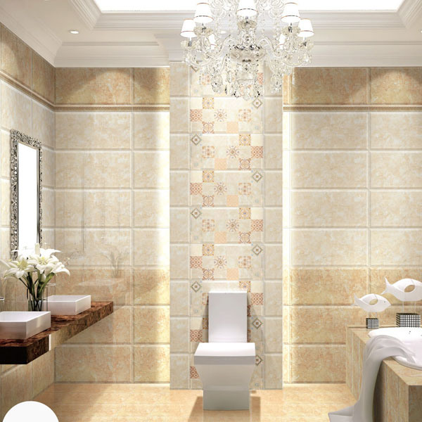 Water Proof Glazed Polished Bathroom Floor Ceramic Wall Tile