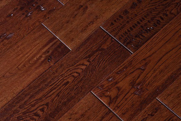 125X18mm Uniclic Lock UV Handscraped Oak Engineered Wood Flooring