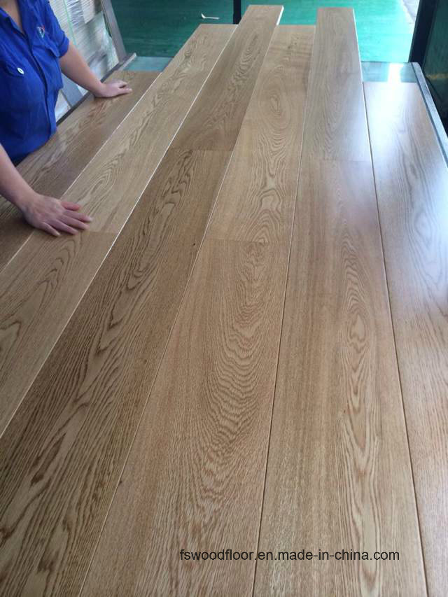 UV Laquered Natural Oak Engineered Hardwood Flooring