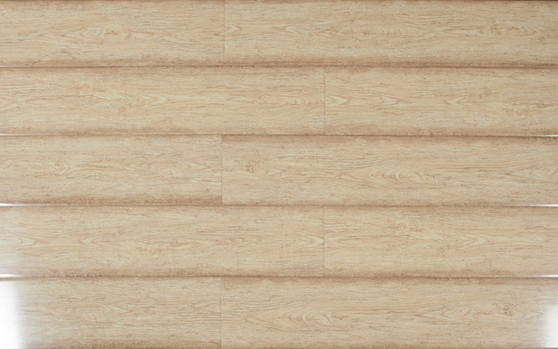 Household 12.3mm High Gloss Teak Waxed Edged Laminate Flooring