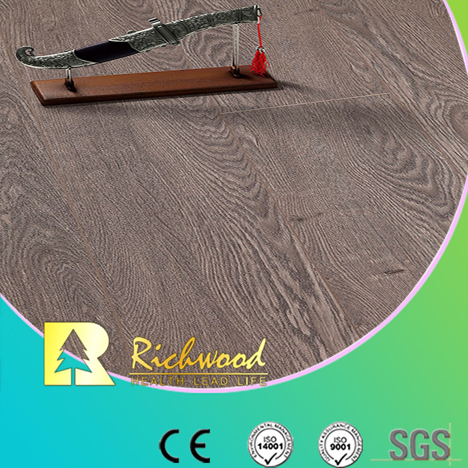 8.3mm Maple Parquet V-Grooved Sound Absorbing Laminate Wood Laminated Flooring