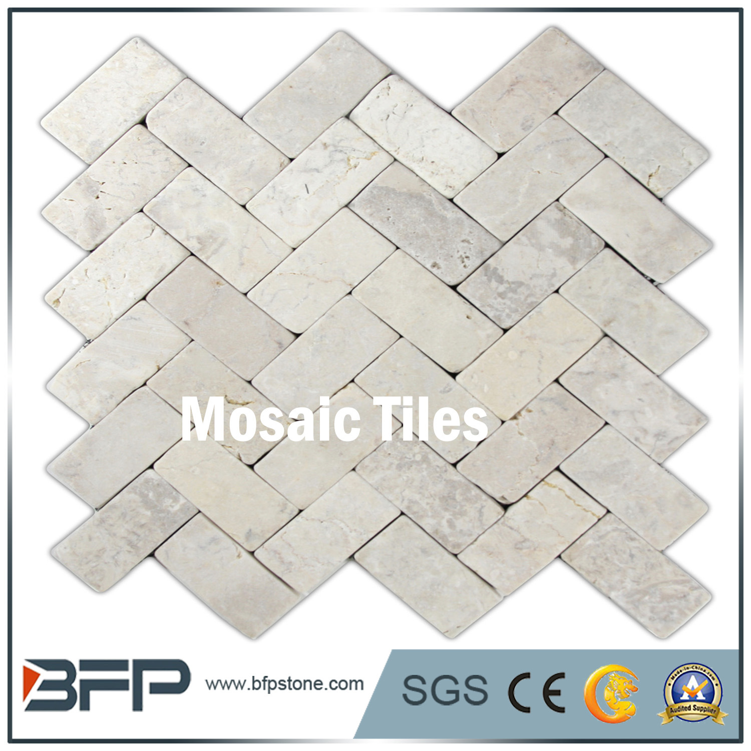 Kitchen and Bathroom Wall Marble Mosaic Pattern