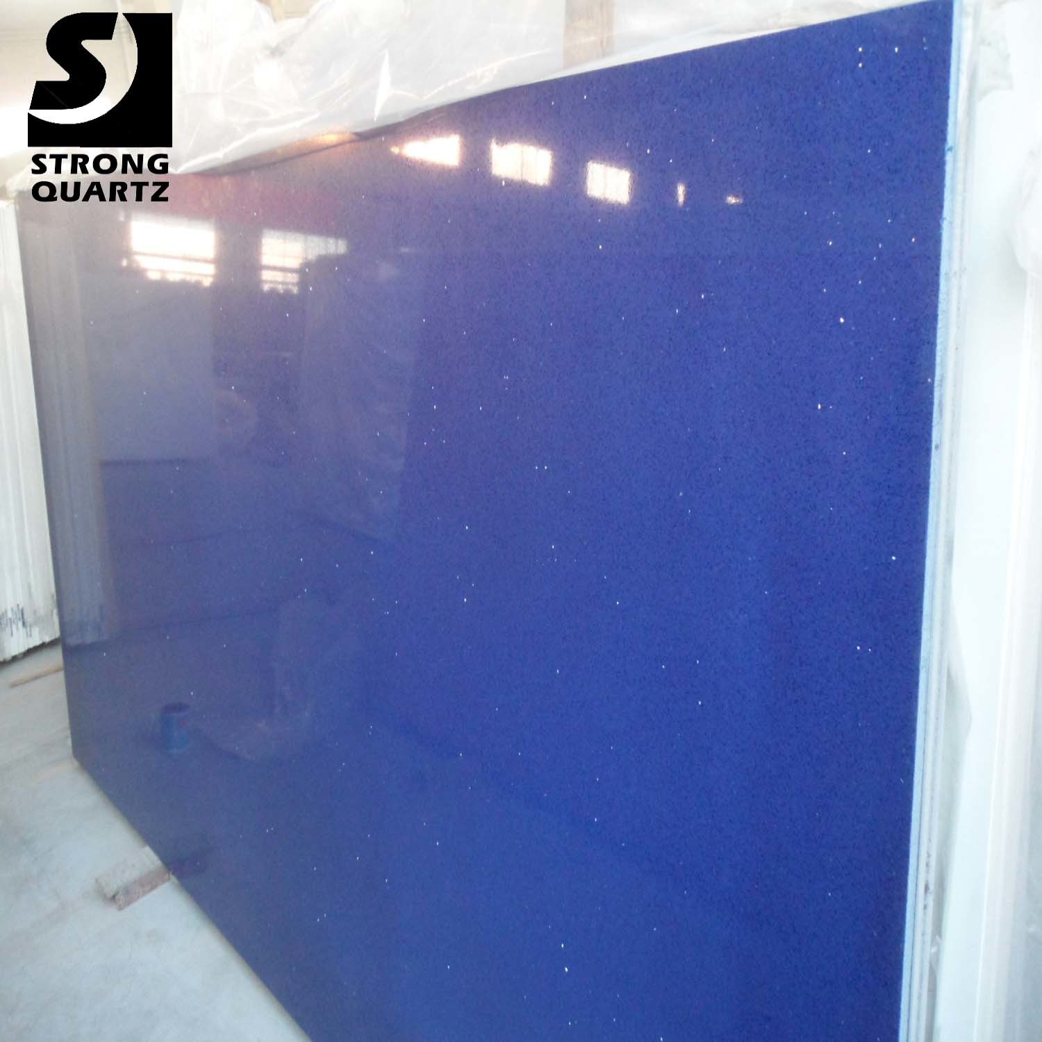 Beautiful Blue Starlight Quartz Stone for Countertops, Flooring Tiles, Vanity Top
