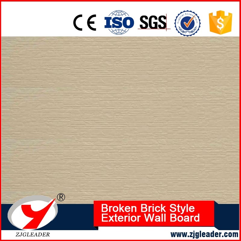 No Asbestos Long-Life Broken Brick Style Exterior Wall Decorative Board