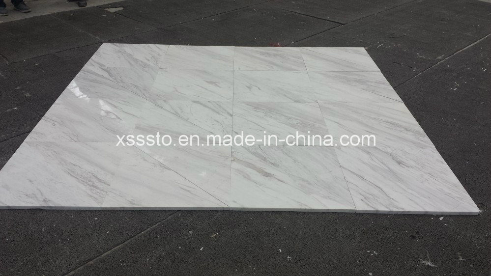Volakas White Marble Stone Tiles & Slabs for Flooring and Wall Project