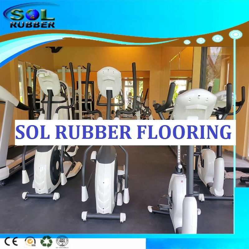 Impact Absorbing Premium Gym Roll Rubber Flooring