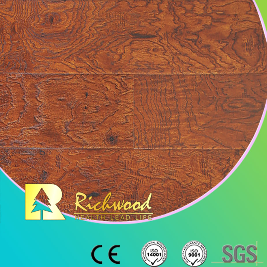 12.3mm Embossed in Register Hickory Waxed Edged Laminate Floor