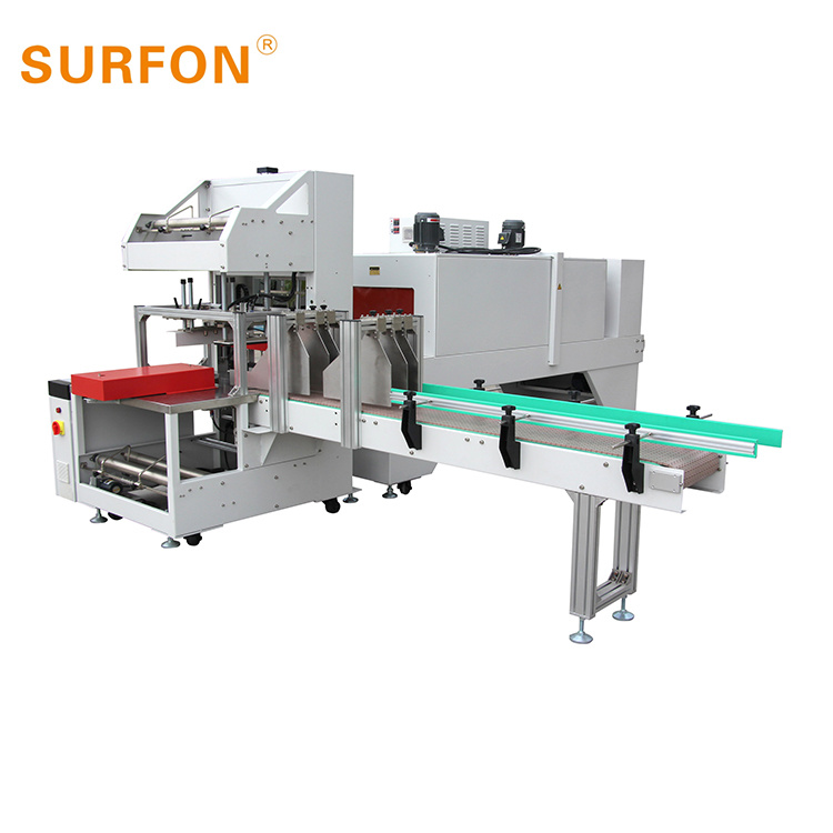 Heat Automatic PP PE POF PVC Film Shrink Wrapping Machine for Bottles Cans Jars Bricks