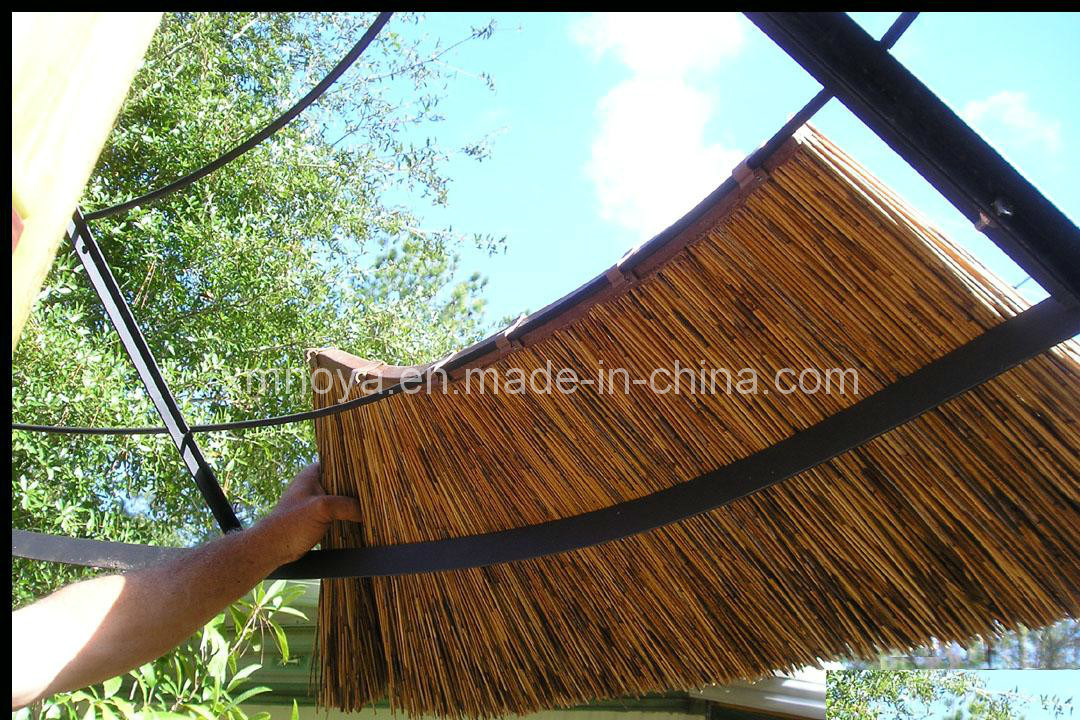 Fireproof Artificial Thatch Fiber Plastic Tile for Roofing Materials