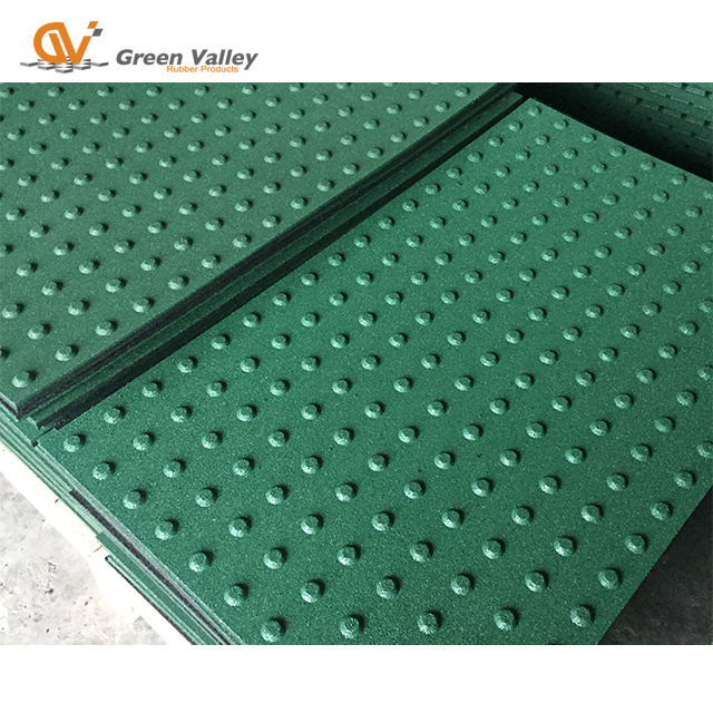 High Density 60X100cm Rubber Tactile Floor Tile for Walkway