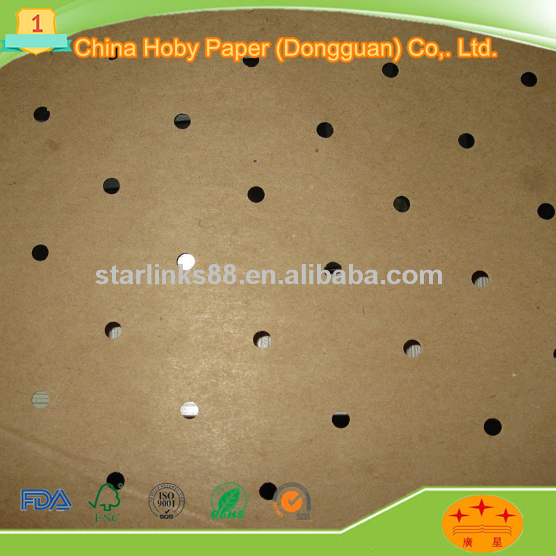 90 Inch Brown Perforated Paper Roll for Garment Factory Use