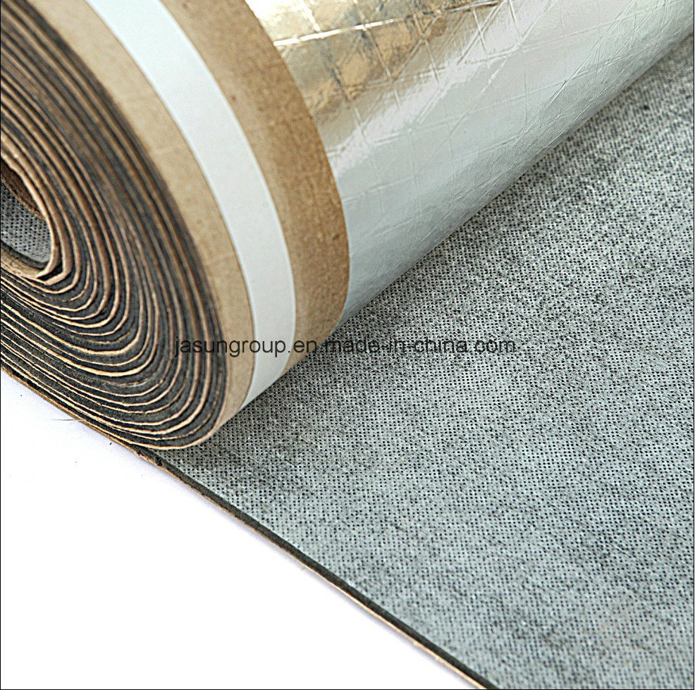 2mm Cheap Impact Sound Flat Rubber Underlay with Adhesive Overlap