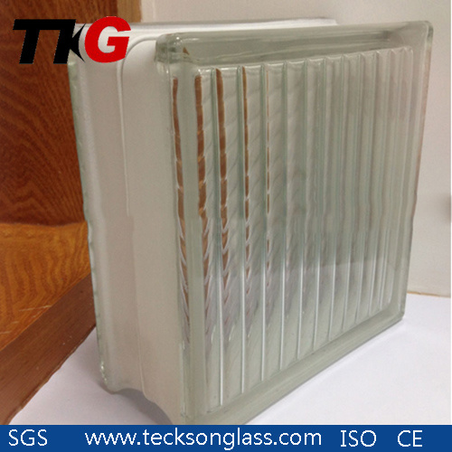 Clear Parallel Glass Brick for Builing Glass