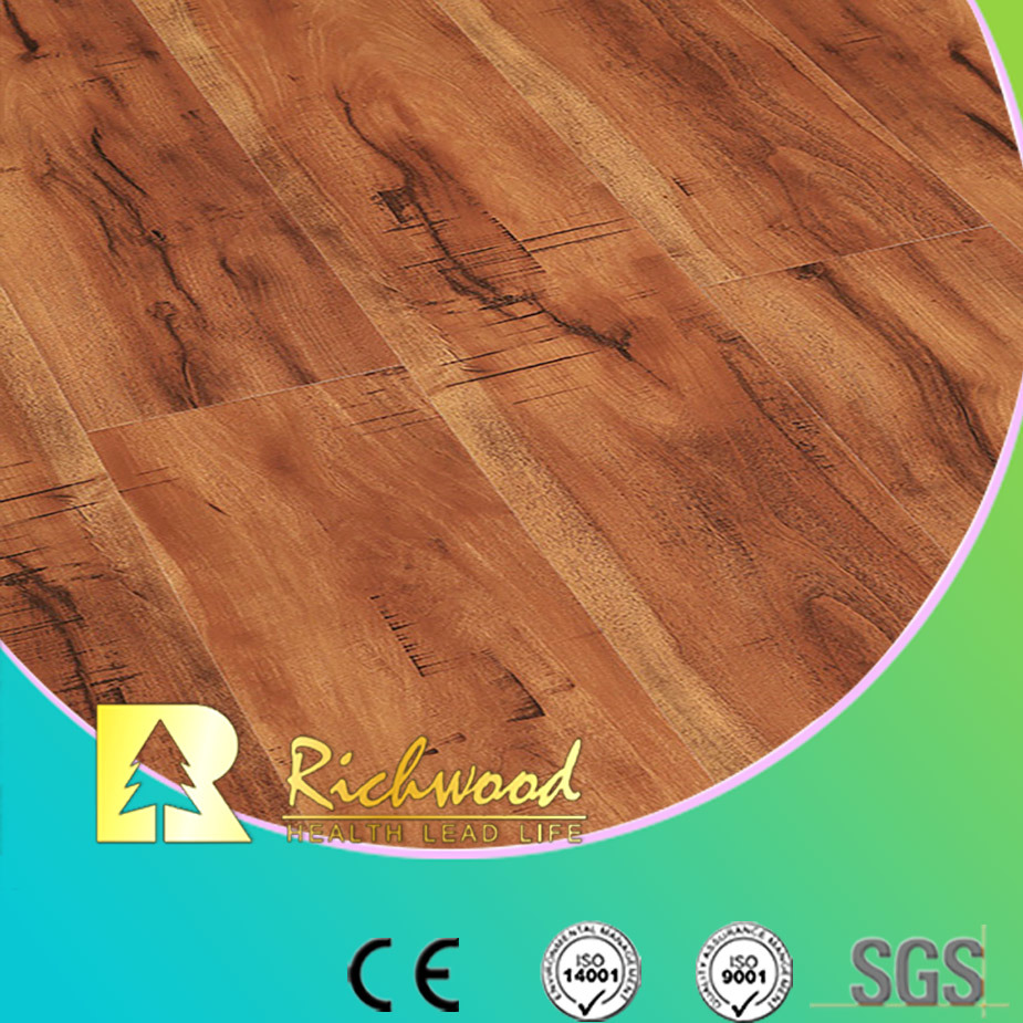 8.3mm HDF AC3 Embossed Oak Waxed Edge Laminate Flooring
