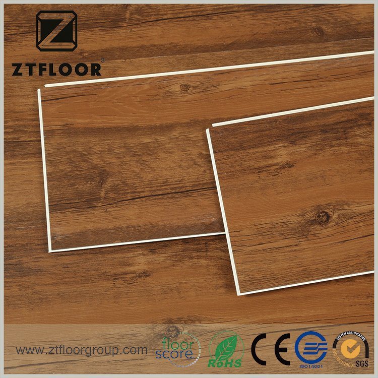 Wear-Resistant 0.5mm Wearlayer Indoor WPC Wood Plastic Composite Flooring