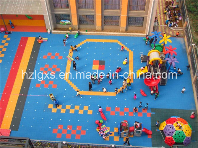 Colored Surface Rubber Flooring Mat for Playground