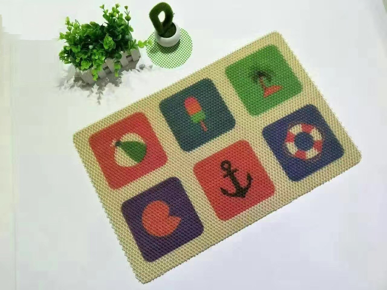 Printed Polyester Outdoor Mat