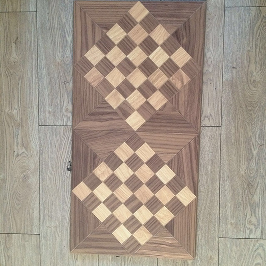 Household 8.3mm HDF AC3 HDF Woodgrain Texture Laminate Floor