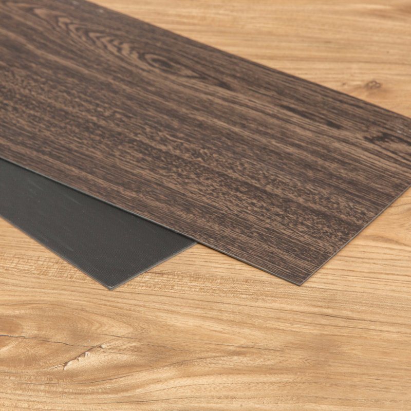 Black Walnut Lvt PVC Vinyl Dry Back / Glue Down Flooring Planks Tiles