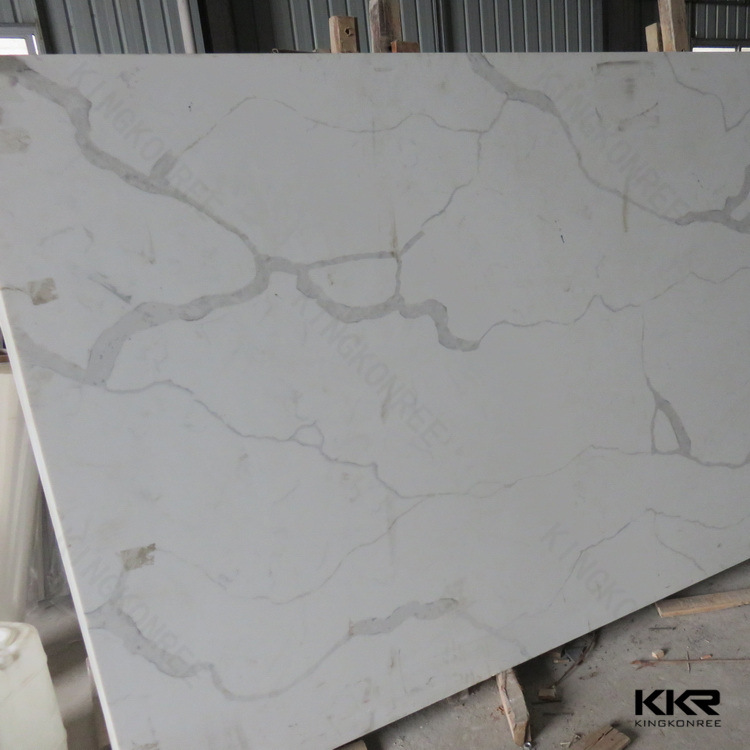 Kkr Large Size Artificial Stone Marble Quartz Slabs