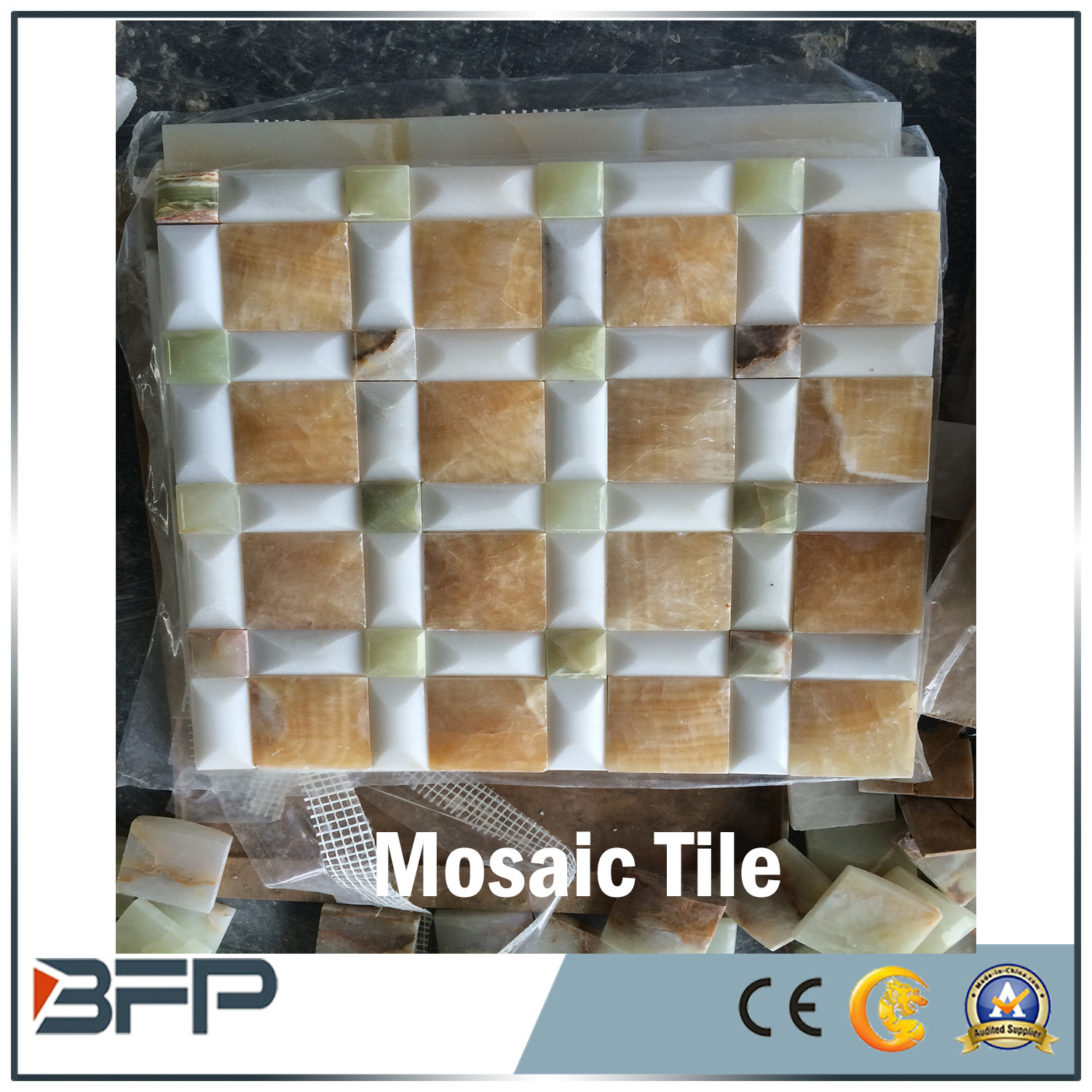 Various Designs White Marble Mosaic for Decoration