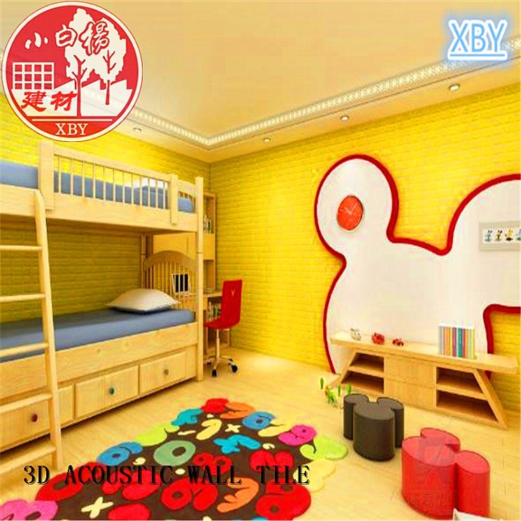 Decorative PVC 3D Acoustic Self Adhesive Tile for Rideo Room