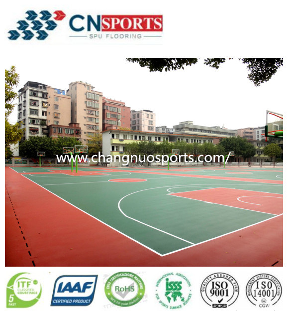 Made in China Basketball/Tennis/Volleyball Court Floor for Sport Surfacing