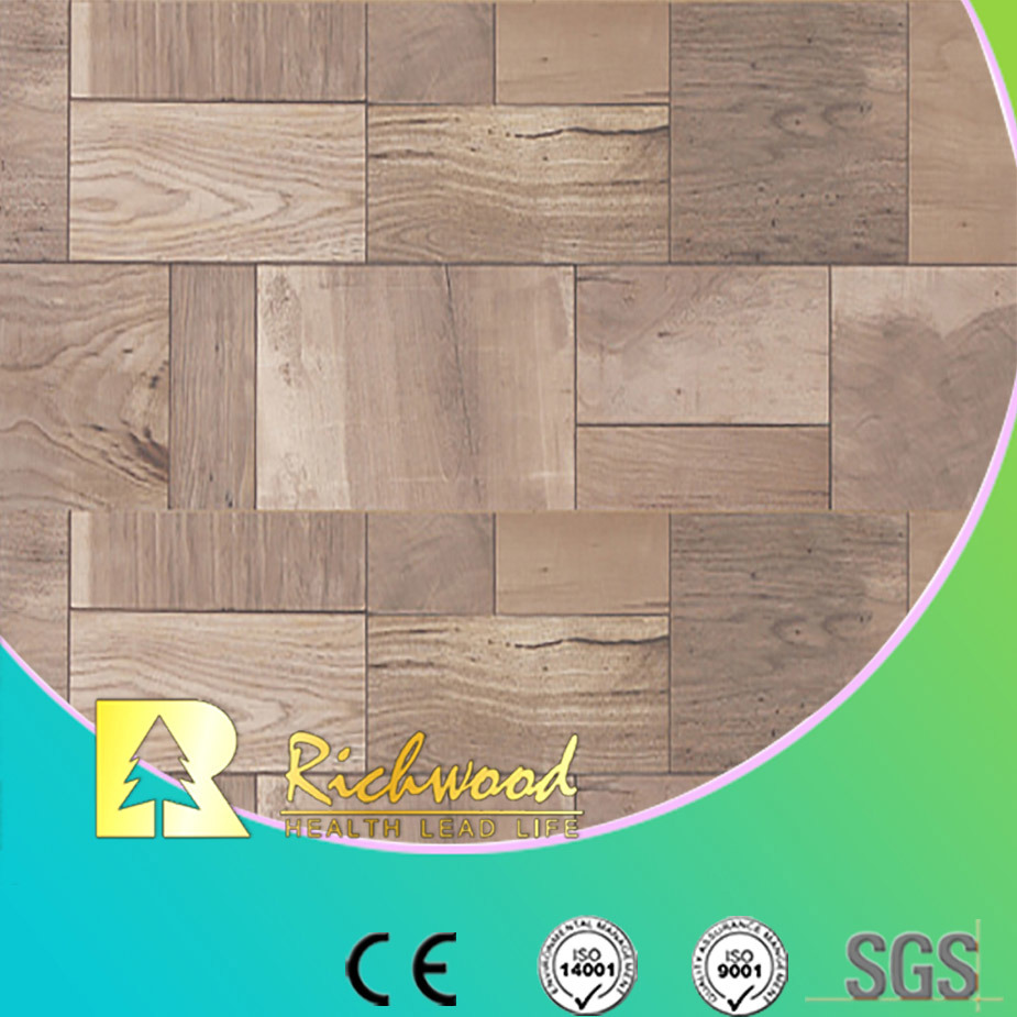 8.3mm E1 AC3 HDF Woodgrain Texture Teak Waterproof Laminate Floor