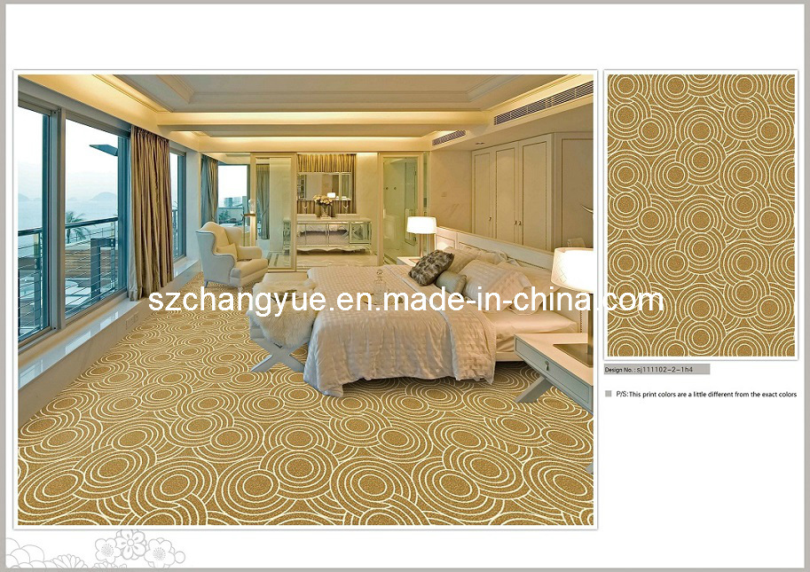 High Quality Inkjet Nylon Wall to Wall Hotel Carpet