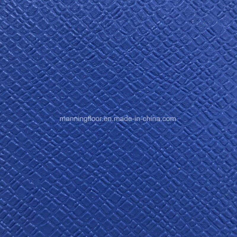 5mm Thick Soft Blue High-End PVC Table Tennis Court Sports Floor Vinyl Roll