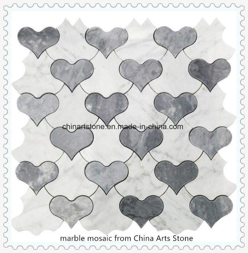 Marble Stone Mosaic for Wall Tile Project as Decorative Material