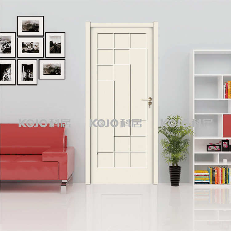 Customized Fire-Resistant WPC Interior Painting Door (YM-010)