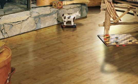 Solid Bamboo Flooring Carbonized Horizontal UV Lacquer