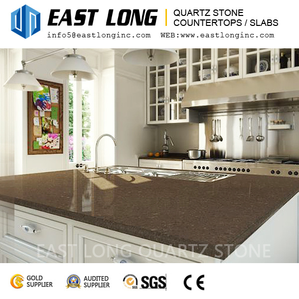 Hot Sale 3200*1600mm Pure Color Shining Surface Artificial Quartz Stone for Vanity Tops
