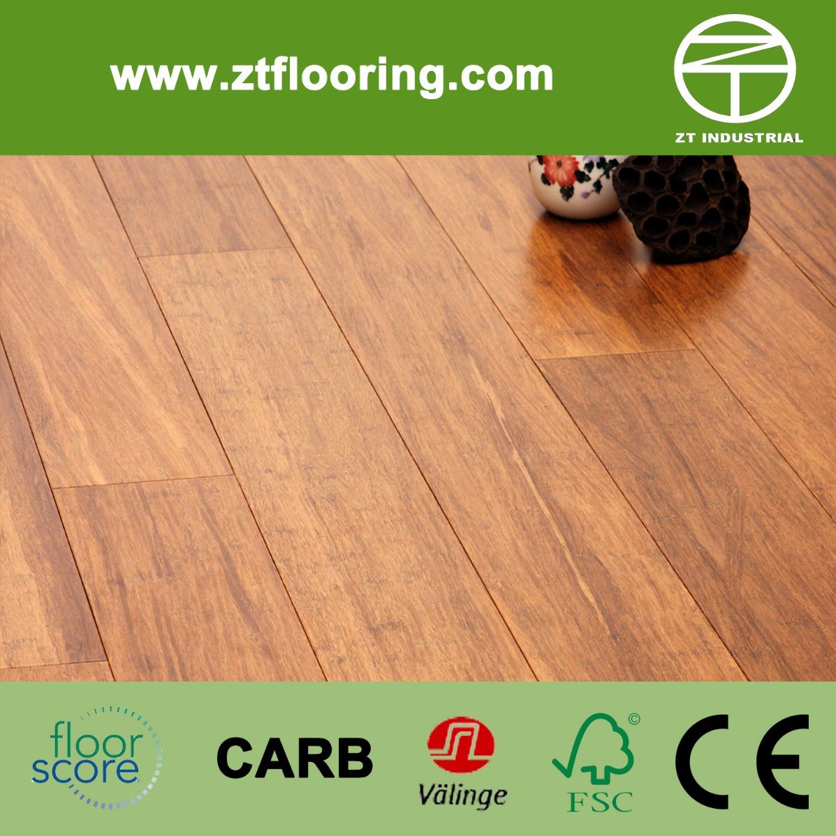 HDF Engineered Strand Woven Bamboo Flooring Click Eswf02
