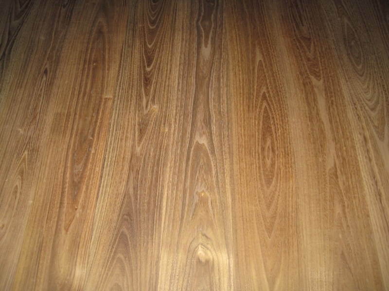 Smooth Wax Oil China Teak (robinia) Hardwood Floors