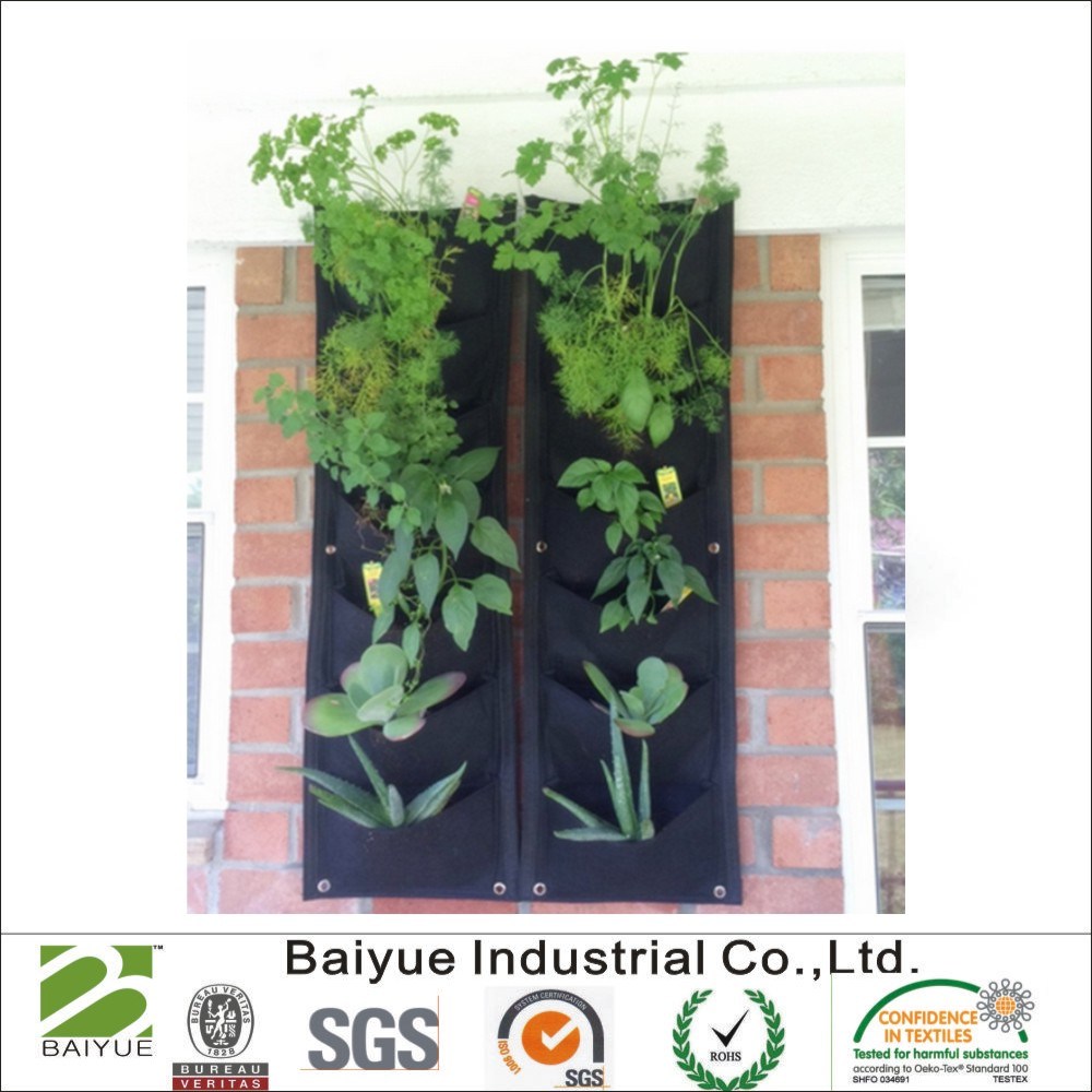 Vertical Hanging Plant Grow Bag 7 Pockets for Flower Vegetable