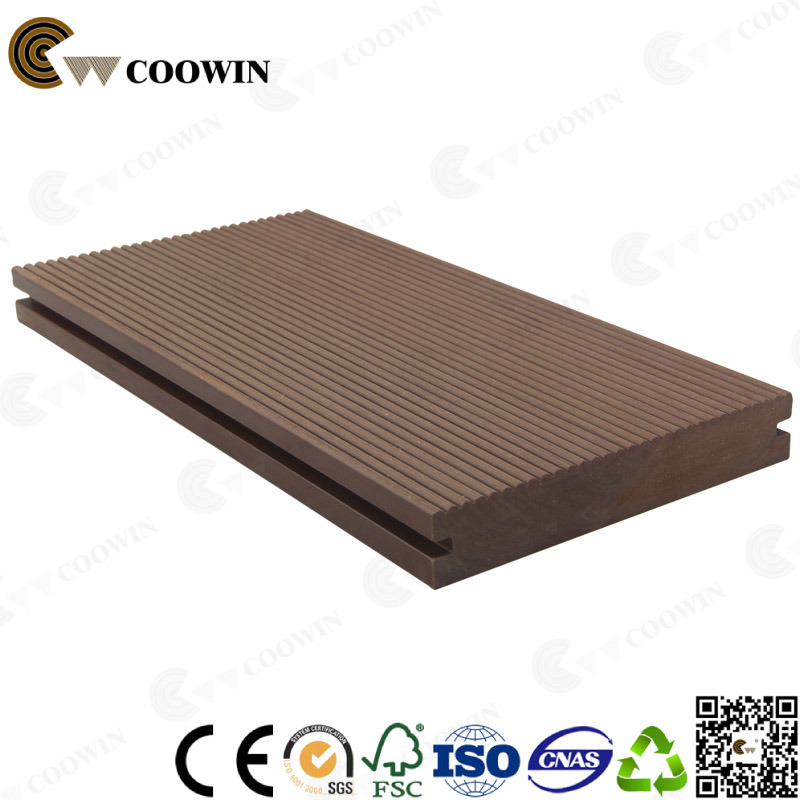 High Strength Outdoor Solid Wood Plastic Composite Decking Floor
