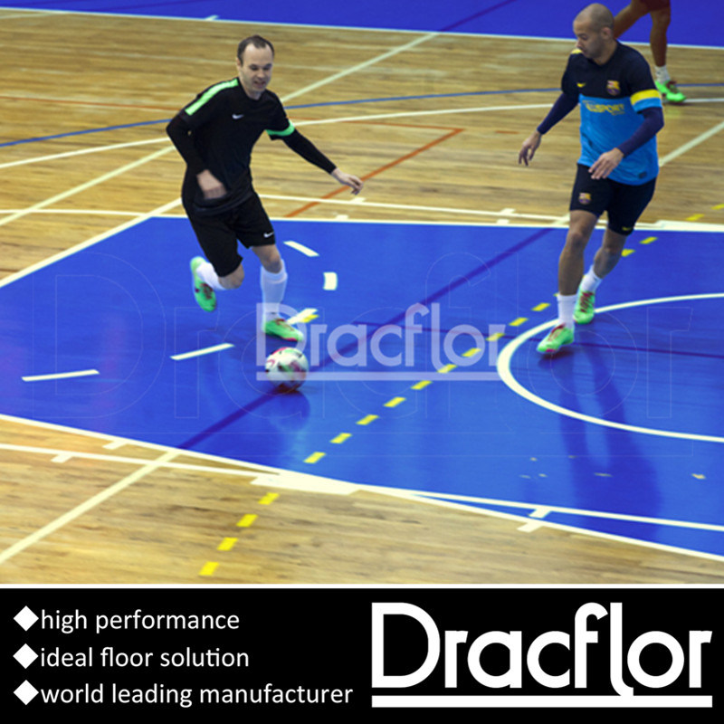 Vinyl Sports Flooring for Indoor Futsal Court