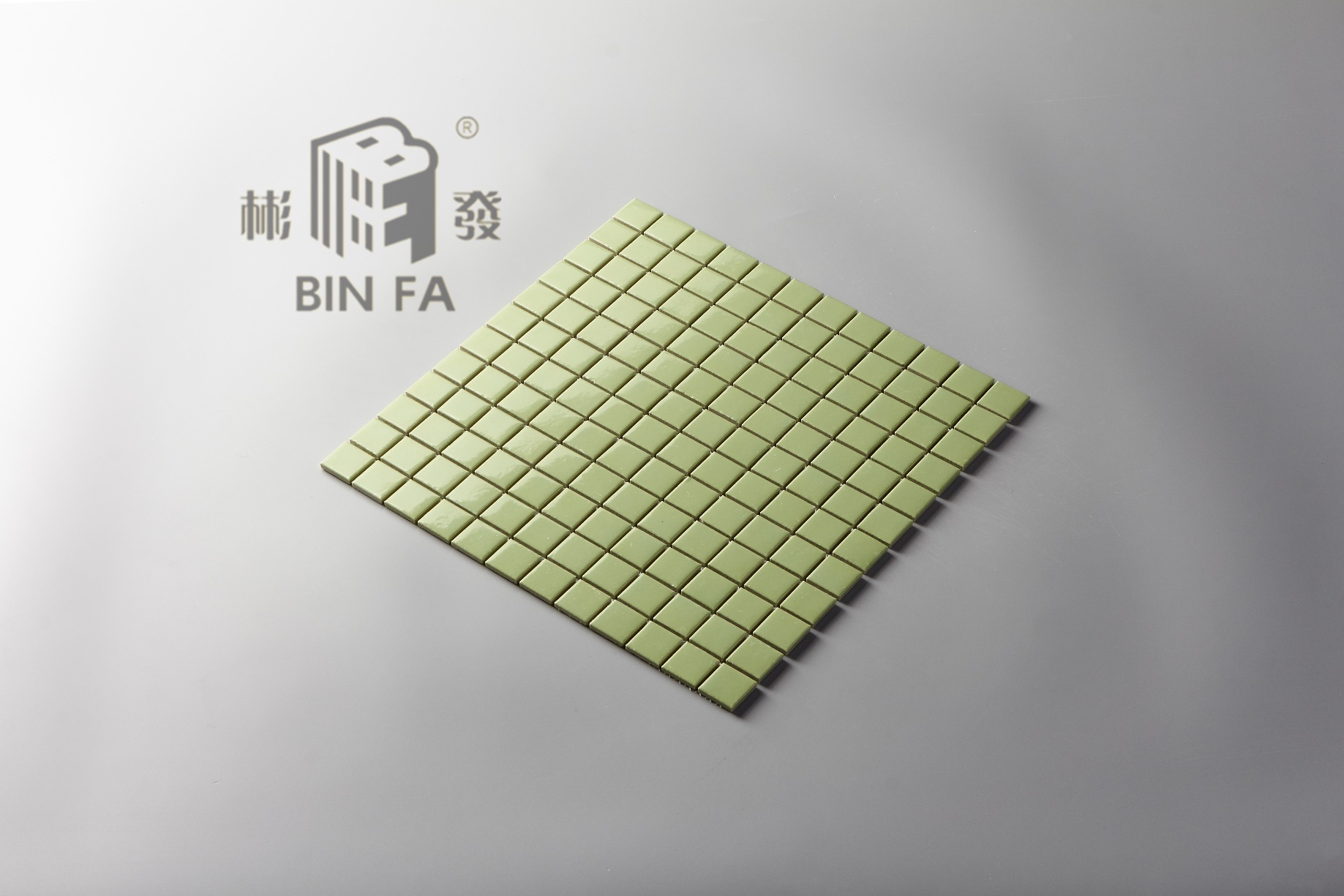 Classic Green 23*23 Ceramic Mosaic Tile for Decoration.