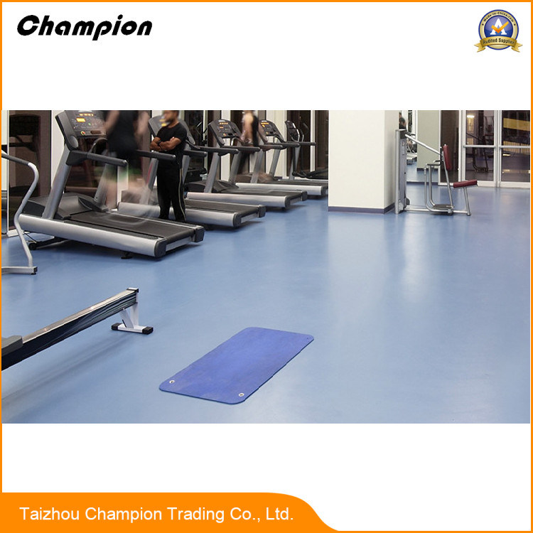 New Products Maple PVC Sports Gym Flooring, Topflor Indoor Athletic PVC Flooring Fitness Gym Floor