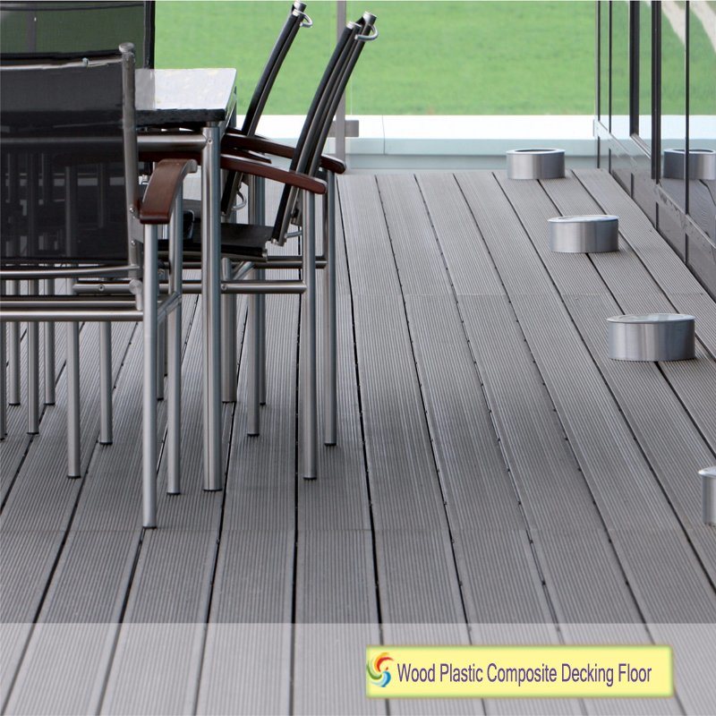 Outdoor WPC Crack-Resistant Decking Cheap Price WPC Flooring