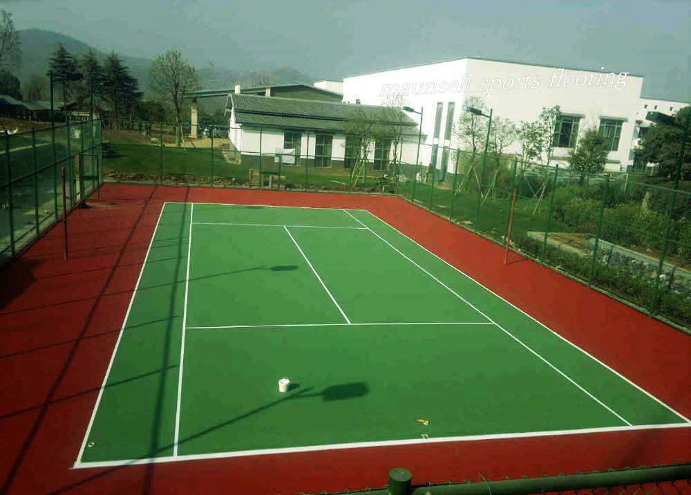 Tennis Sports Floor Used - Outdoor PVC Plastic Flooring