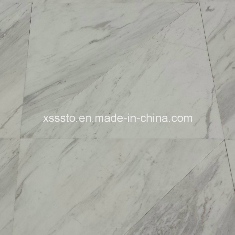 Volakas White Marble Tiles for Wall and Flooring